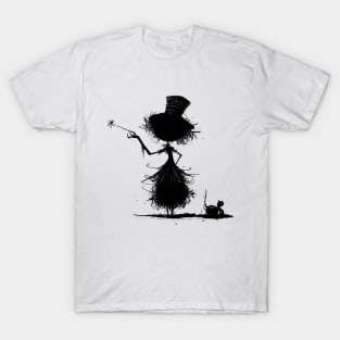 Crazy Cat Lady Witch T-Shirt